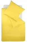 fleuresse Bettw&auml;sche Mako Satin Colours 009100-7049 oliv 200x200 cm + 2x80x80 cm