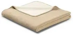 Biederlack Wohndecke Doubleface oasis-ecru 150x200 cm