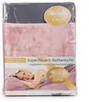 G&ouml;zze Cashmere Wende Bettw&auml;sche altrosa/anthrazit Standard Bettbezug 135x200cm