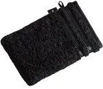 Vossen Frottierserie Cult de Luxe schwarz Handtuch 50 x 100 cm