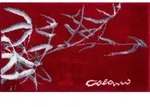 Colani 23 Badteppich rot 50 cm x 60 cm