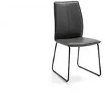 Niehoff Capri Design-Stuhl Gestell schwarz, Bezug Prisma carbon