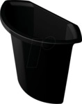 HELIT H61069-95 - Abfalleinsatz f&uuml;r Papierkorb, 6 Liter, schwarz