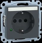 EL ME 23050414 - Steckdose mit &Uuml;berspannungschutz, anthrazit, System M