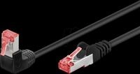 GOOBAY 51544 - Patchkabel Cat.6 S/FTP gewinkelt / gerade, 2 m