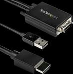 ST VGA2HDMM2M - VGA auf HDMI A Stecker, USB Audio, 1920 x 1200, 2 m