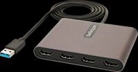 ST USB32HD4 - USB A Stecker auf 4x HDMI Adapter, 1080p, 1 m