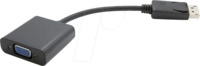 VALUE 12993135 - DisplayPort Adapter, DP Stecker auf VGA Buchse