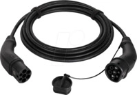 LOGILINK EVC0109 - Typ 2 Kabel, f&uuml;r E-Fahrzeuge, 7,4 kW, 5 m