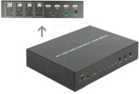 DELOCK 11488 - 4-Port KVM Switch, HDMI