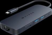 HYPER HD4004GL - PortReplicator/Dockingstation, USB-C, 8 Port