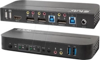 C3D CSV-7210 - 2-Port KVM Switch, HDMI, DisplayPort, USB, Audio