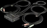 ST SV211HDUA4K - 2-Port KVM Switch, HDMI, USB, Audio