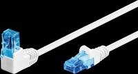 GOOBAY 51534 - Patchkabel Cat.6a U/UTP gewinkelt / gerade, 0,25 m
