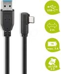 GOOBAY 66503 - Kabel USB 5 Gb/s Typ-C > Typ-A 90&deg;, 2,0 m