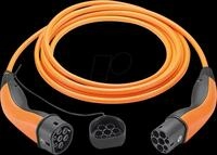 LAPP 65311 - Typ 2 Kabel, f&uuml;r E-Fahrzeuge, 22 kW, 32 A, 3 Phasen, 10 m, orang