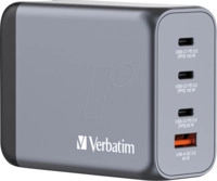VERBATIM 32204 - USB-Ladeger&auml;t, 200 W, 3x USB-C PD, 1x USB-A QC 3.0, GaN