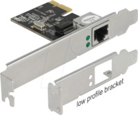 DELOCK 89189, DELOCK 89189 - Netzwerkkarte, PCI Express, Gigabit Ethernet, 1x RJ45