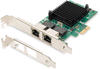 DIGITUS DN-10132 - Netzwerkkarte, PCI Express, Gigabit Ethernet, 2x RJ45