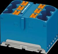 PHOE 1082388 - Verteilerblock PTFIX, 6X10/S, blau