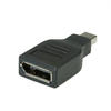 ROLINE 12033130 - DisplayPort Adapter, DP Buchse auf Mini DP Stecker