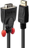 LINDY 41943 - Kabel, DP-Stecker > VGA-Stecker, 1080p, 3 m