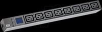 BACH 800.2154 - PDU, 19'', 1HE, 8x C19