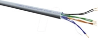 ROLINE 21151686 - Cat.6a Netzwerkkabel, UTP, grau, 100 m
