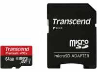 TS64GUSDU1 - MicroSDXC-Speicherkarte 64GB, Transcend Class 10 UHS-I