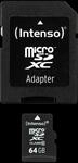 INTENSO 3413490 - MicroSDXC-Speicherkarte 64GB, Intenso Class 10