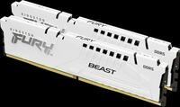 50KI3260-2030BWE - 32 GB (2x 16 GB) DDR5 6000 CL30 Kingston FURY Beast EXPO, wei&szlig;