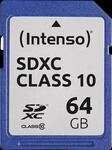 INTENSO 3411490 - SDXC-Speicherkarte 64GB, Intenso Class 10