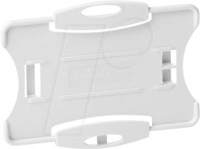 DURABLE 898910 - Ausweishalter f&uuml;r 2 Karten, ECO, 10-er Pack, grau