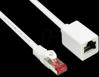 GC 8063VR-005W - Patchkabelverl&auml;ngerung, Cat.6, wei&szlig;, 0,5 m