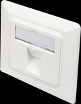 DIGI DN-93811 - Leerdose mit Frontplatte f&uuml;r 1x Keystone Modul