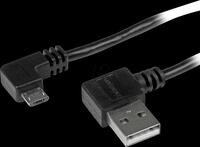 ST USB2AUB2RA1M - USB 2.0 Kabel USB-A auf USB Micro-B, gewinkelt, 1 m