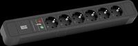 BACH 350.003 - Steckdosenleiste, PRIMO 2, Typ F - CEE 7/3, 6-fach
