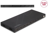 DELOCK 66454 - 4x2 HDMI Matrix Switch, 4K 60 Hz mit Audio Extraktor