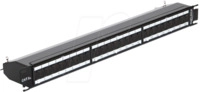 DELOCK 43320 - Patchpanel, 19", 24-Port, Cat.6a, 1 HE
