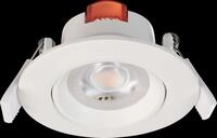 DEKO 565338 - Deckeneinbauleuchte SMD-68-230V, DIM, 3000K, 540 lm, rund, wei&szlig;,