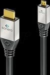 SON HC300-030 - HDMI auf Micro Premium High Speed mit Ethernet 4K 60 Hz 3 m