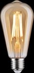 PLM 29188 - LED-Lampe E27, 6 W, 470 lm, 1800 K, dimmbar, Filament, gold