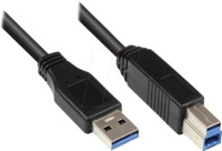 GC 2710-S03 - USB 5 Gb/s Kabel, A Stecker auf Stecker B, 3 m