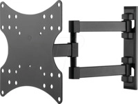 GOOBAY 49715 - TV Wandhalterung, neigbar, schwenkbar, 23"- 42", schwarz