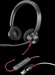HP 8X220AA - Headset, Blackwire 3320, Stereo, Teams, USB-C +USB-C/A