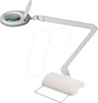 LUM 72186180GR - Lupenleuchte, LED, &Oslash; 127 mm Echtglaslinse, 8 Dioptrien, grau