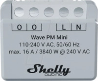 SHELLY WAVE PMM - Shelly Qubino Wave PM Mini, Messaktor, max 16A, 1 Kanal, Z-Wave