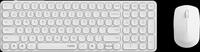 RAPOO 9310M WS - Tastatur-/Maus-Kombination, Bluetooth/Funk, wei&szlig;, DE