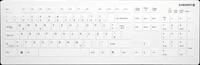 AK-C8112FU1WDE - Funk-Tastatur, USB, desinfizierbar, wei&szlig;, DE