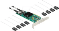 DELOCK 90061 - PCIe x8 > 2x SFF-8087 > 8x SATA, mit 2x 4er SATA Splitterkabel